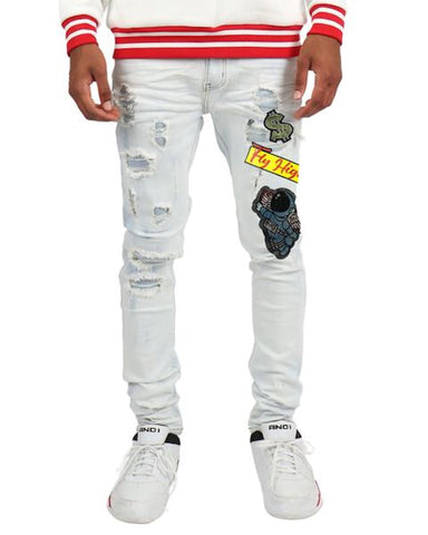 OUTER SPACE DENIM (LIGHT WASH)