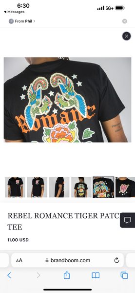 Rebel Romance tee