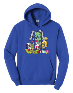 HUSTLE BUNNY HOODY (ROYAL BLUE)