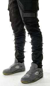 NYLON MULTI STOPPER PANTS (BLACK)