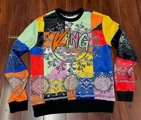 KING PATCHWORK CREWNECK