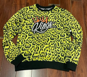 PRINTED KINGS CREWNECK (NEON)